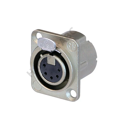 NEUTRIK NC5FD-LX fémházas XLR aljzat