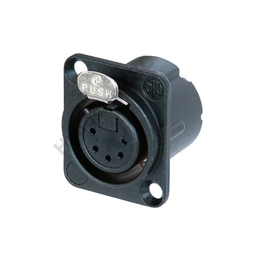 NEUTRIK NC5FD-LX-BAG fémházas XLR aljzat