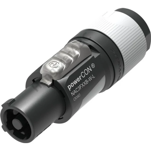 Neutrik NAC3FXXB-W-L powerCON kábelcsatlakozó