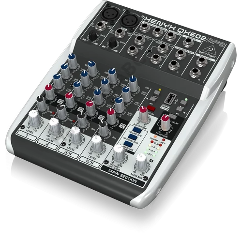 Behringer XENYX QX602MP3 analóg keverő MP3 lejátszóval