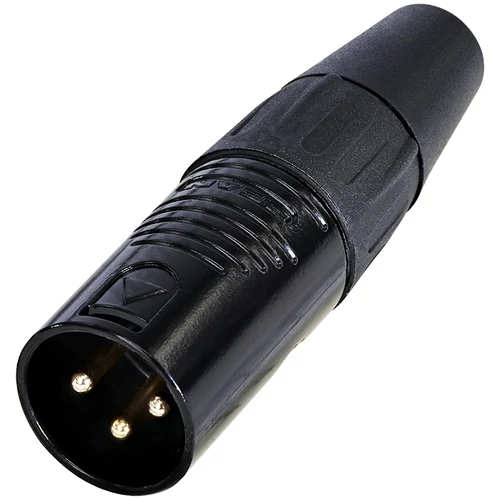 REAN 3P XLR kábelcsatlakozó papa fekete - ömlesztve csomagolt