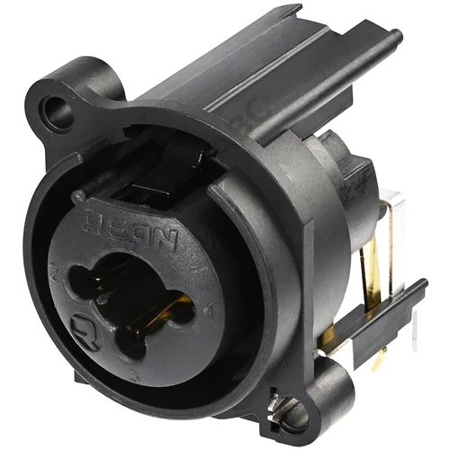 REAN 3P XLR - 6,3 mm sztereó jack COMBO mama csatlakozóaljzat, kapcsolható jack