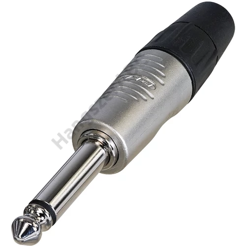 REAN Mono 6,3mm JACK krómozott ház, ónozott érintkezők