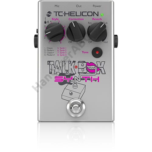 TC Helicon Talkbox Synth effekt pedál
