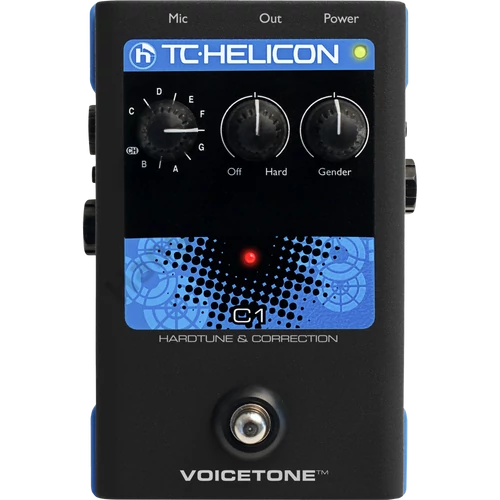TC Helicon VoiceTone C1 ének hardtune és korrektor pedál