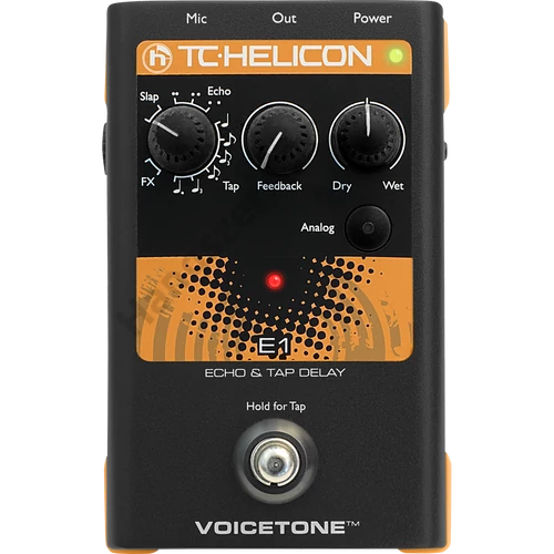 TC Helicon VoiceTone E1 ének echo/delay pedál