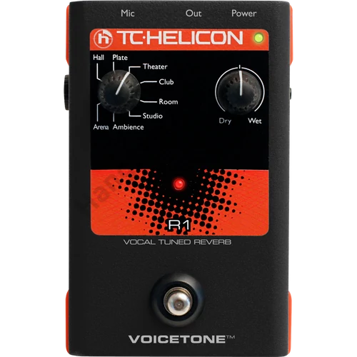 TC Helicon VoiceTone R1 ének zengető effekt pedálat
