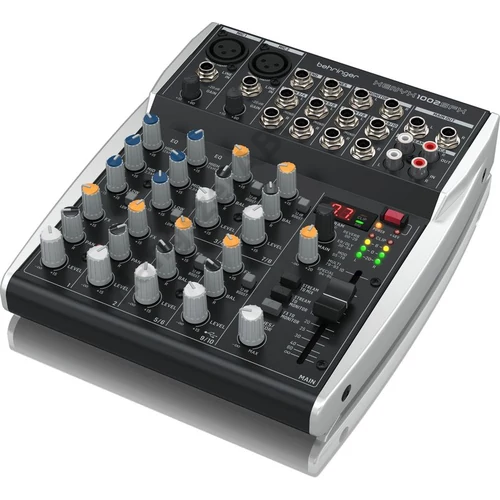 Behringer XENYX 1002SFX 10 csatornás analóg keverő USB csatlakozóval