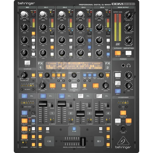 Behringer DDM4000 5-Csatornás Digitális DJ Pro Mixer