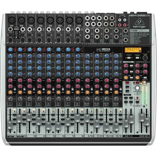 Behringer XENYX QX2222USB 12-Csatornás Analóg Keverő