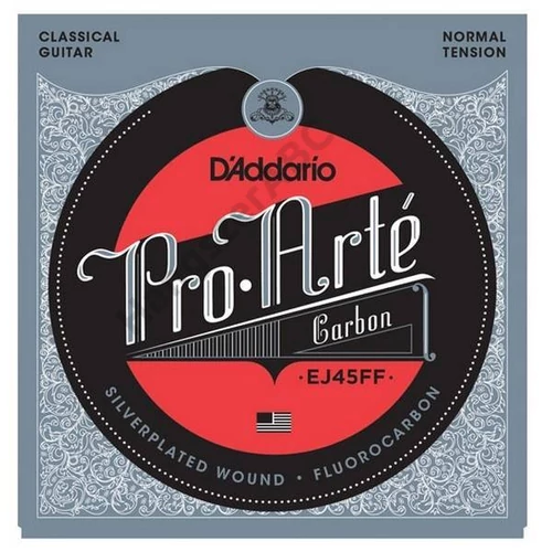 D'Addario EJ45FF klasszikus gitár húrkészlet pro-arte, húrkészlet carbon, normal tension