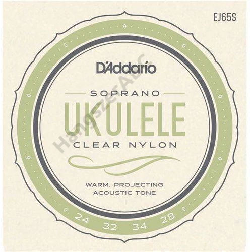 D'Addario EJ65S ukulele húrkészlet szoprán Pro-Arte, nylon