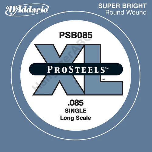 D'Addario PSB085 különálló basszus gitárhúr, Prosteels széria 085, long scale
