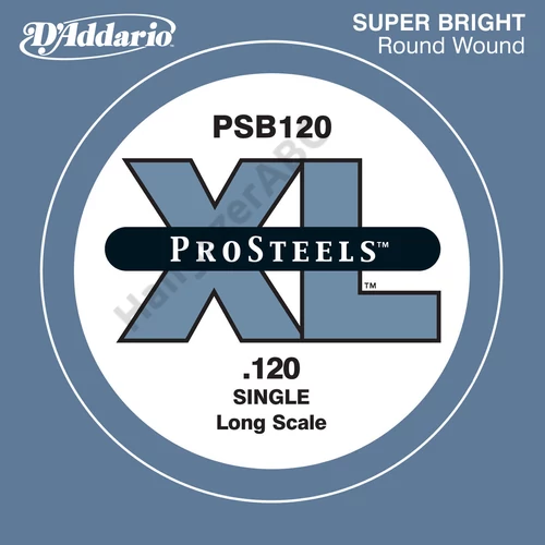 D'Addario PSB120 különálló basszus gitárhúr, Prosteels széria 120, long scale