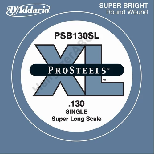 D'Addario PSB130SL különálló basszus gitárhúr, Prosteels széria 130, super long scale