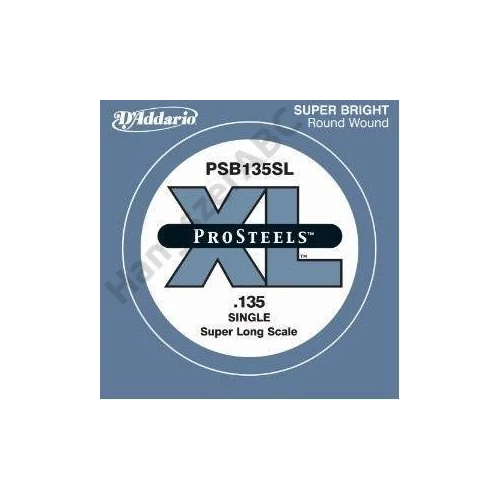 D'Addario PSB135SL különálló basszus gitárhúr, Prosteels, széria 135, super long scale