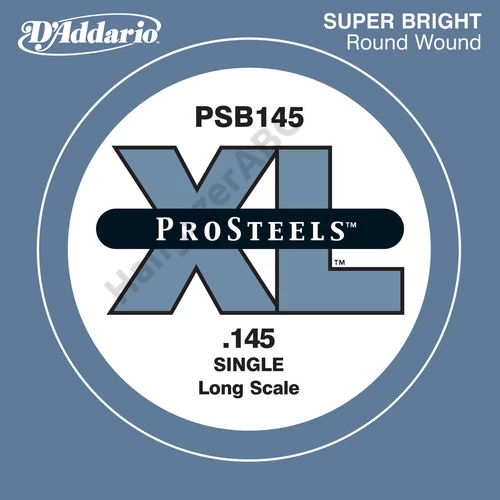 D'Addario PSB145 különálló basszus gitárhúr, Prosteels, széria 145, long scale