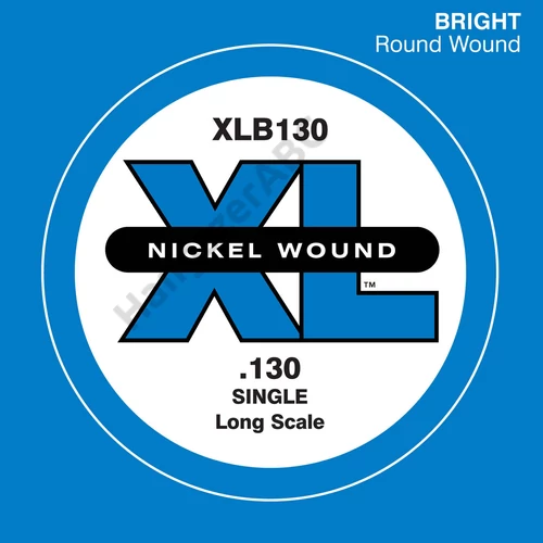 D'Addario XLB130 különálló basszus gitárhúr, nikkel, XL széria 130, long scale