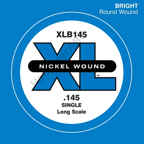 D'Addario XLB145 különálló basszus gitárhúr, nikkel, XL széria 145, long scale