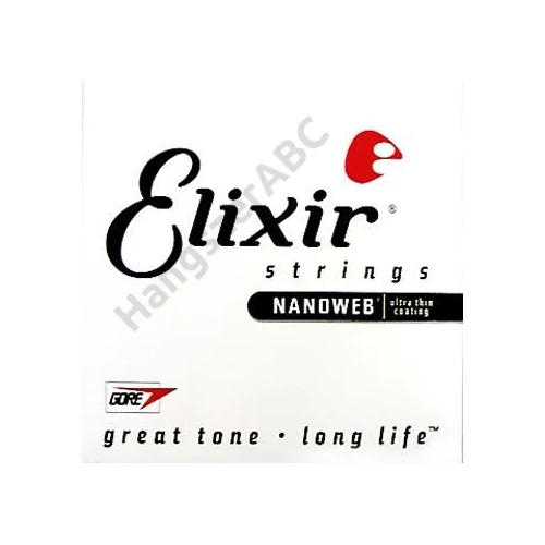 Elixir NanoWeb acél elektromos gitárhúr .054