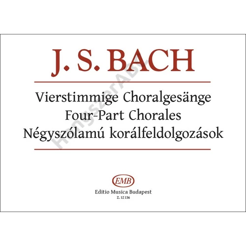 Bach, Johann Sebastian, Sulyok Imre  - Négyszólamú korálfeldolgozások