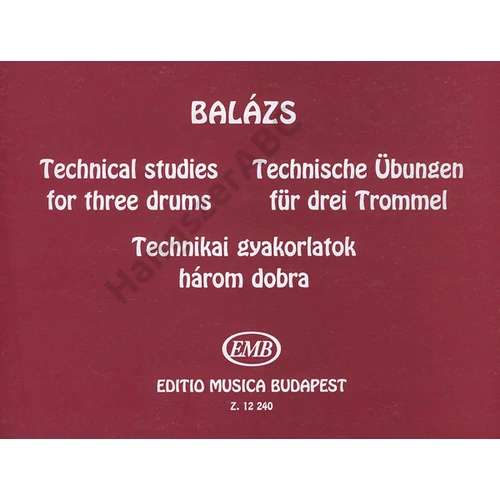 Balázs Oszkár - Technikai gyakorlatok (három dobra)