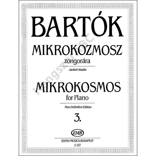 Bartók Béla, Bartók Péter  - Mikrokozmosz zongorára (Javított kiadás)