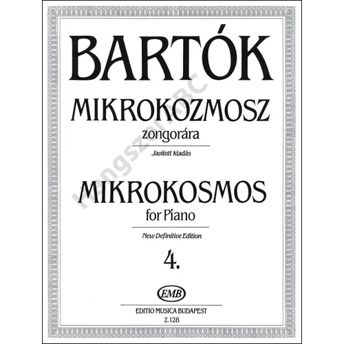 Bartók Béla, Bartók Péter  - Mikrokozmosz zongorára (Javított kiadás)