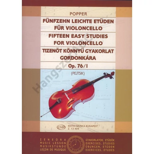 Popper, David, Pejtsik Árpád  - Tizenöt könnyű gyakorlat
