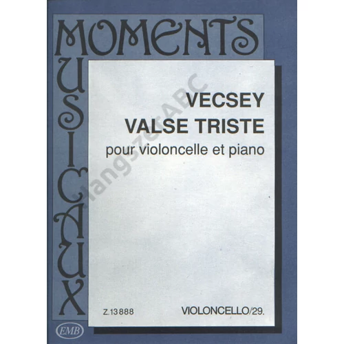 Vecsey Ferenc, Pejtsik Árpád  - Valse triste (M-29)