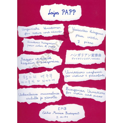 Papp Lajos - Magyar variációk