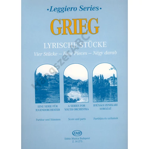 Grieg, Edvard, Papp Sándor  - Lyrische Stücke (Négy darab vonószenekarra)