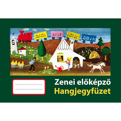 Zenei előképző - Hangjegyfüzet