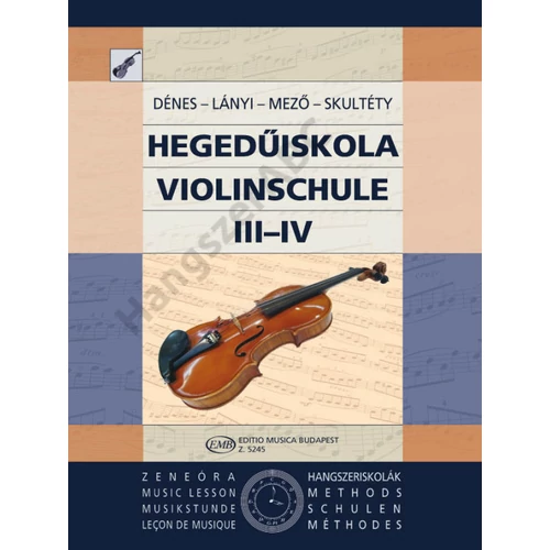 Mező Imre, Dénes László, Lányi Margit, Skultéty Antalné - Hegedűiskola 3-4