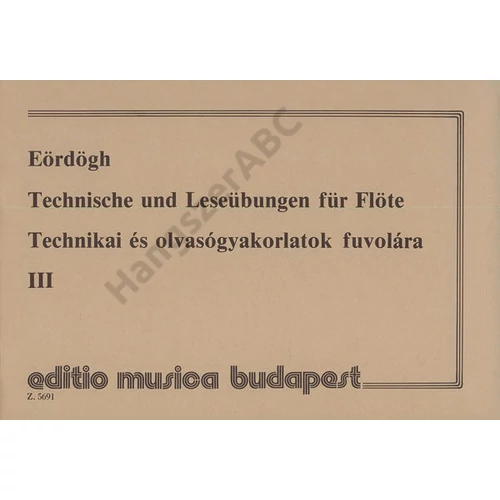 Eördögh János - Technikai és olvasógyakorlatok