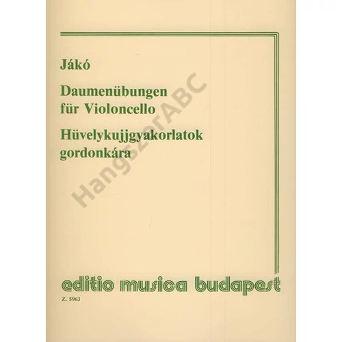 Jákó Jenő - Hüvelykujjgyakorlatok