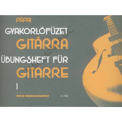 Pápai György - Gyakorlófüzet gitárra