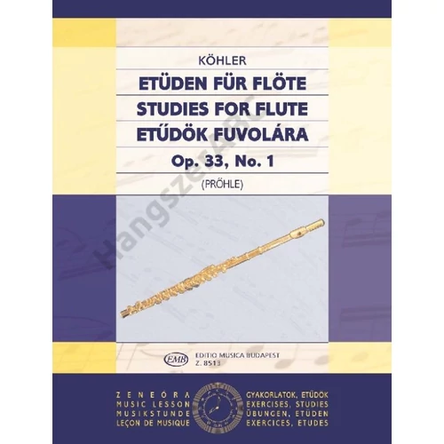 Köhler, Ernesto, Prőhle Henrik  - Etűdök fuvolára