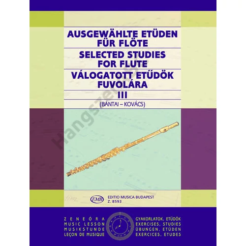 Bántai Vilmos, Kovács Gábor  - Válogatott etűdök fuvolára 3
