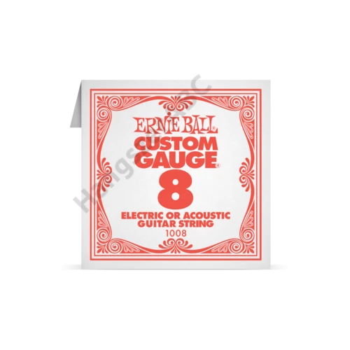 Ernie Ball Single Plain Steel 008