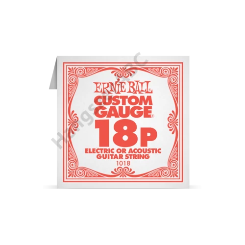 Ernie Ball Single Plain Steel 018