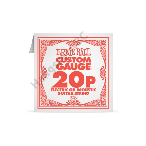 Ernie Ball Single Plain Steel 020