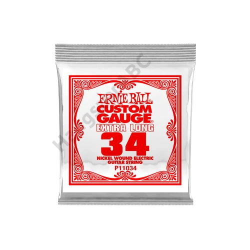 Ernie Ball Single Nickel Wound .034 Long Scale