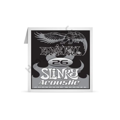 Ernie Ball Phosphor Bronze Single 026