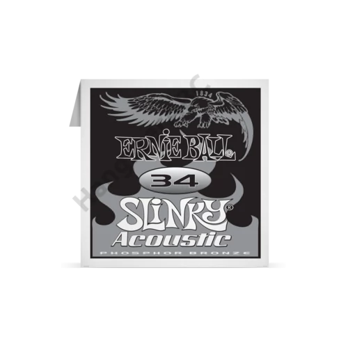 Ernie Ball Phosphor Bronze Single 034