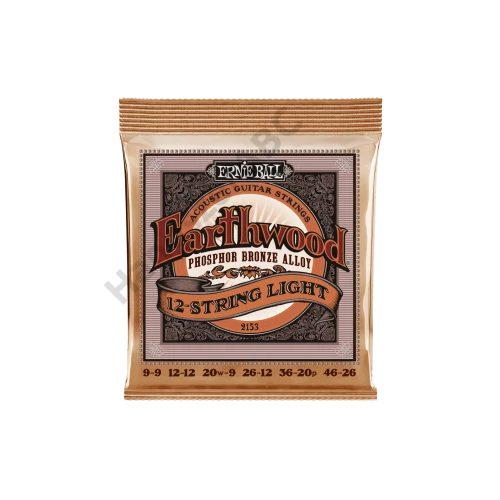 Ernie Ball Earthwood Phosphor Bronze 12 String Light 9-46