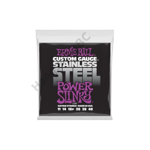Ernie Ball Stainless Steel Power Slinky 11-48
