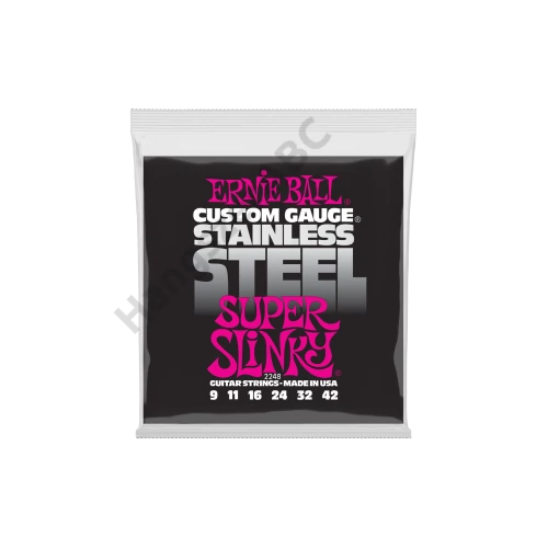 Ernie Ball Stainless Steel Super Slinky 9-42