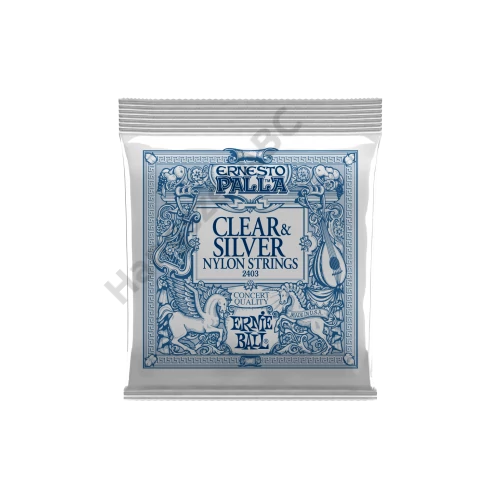 Ernie Ball Ernesto Palla Classical Clear&Silver