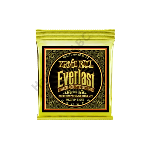 Ernie Ball Everlast Coated Bronze Medium Light 12-54